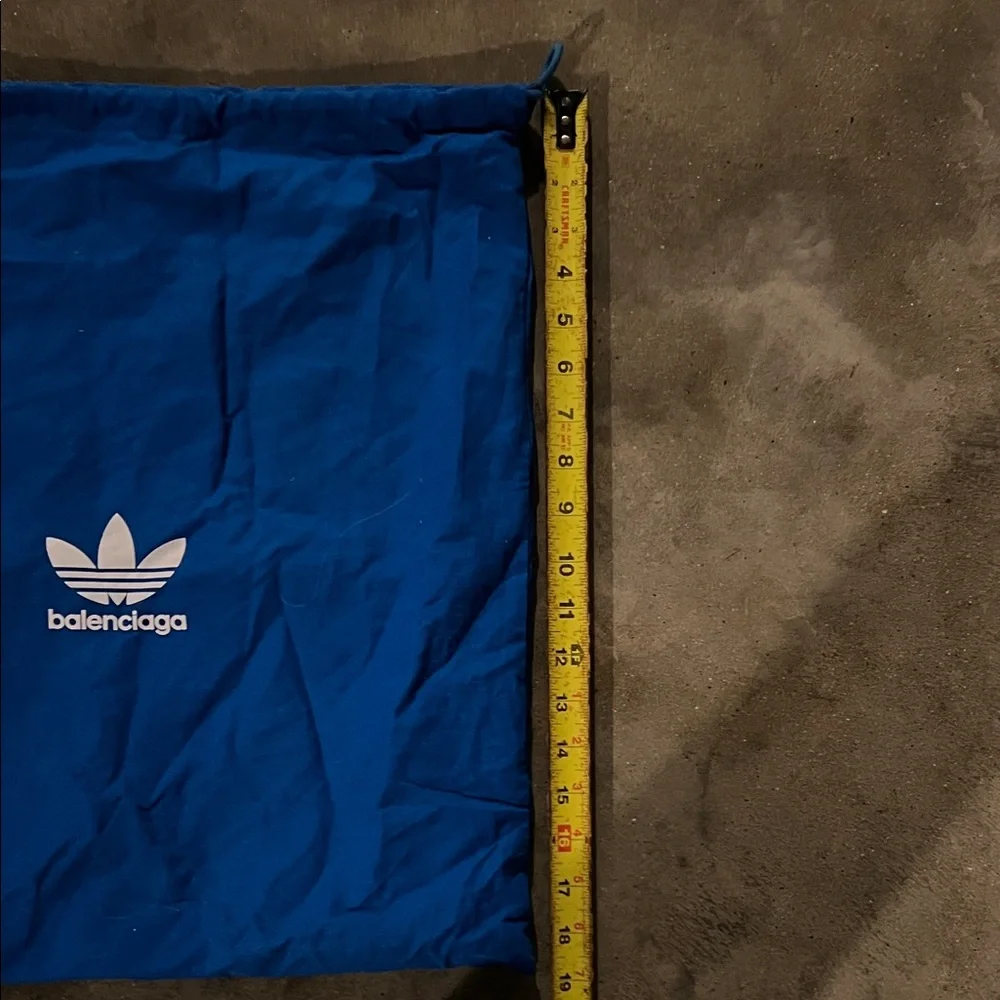 Authentic Balenciaga Blue Drawstring Storage Pouch